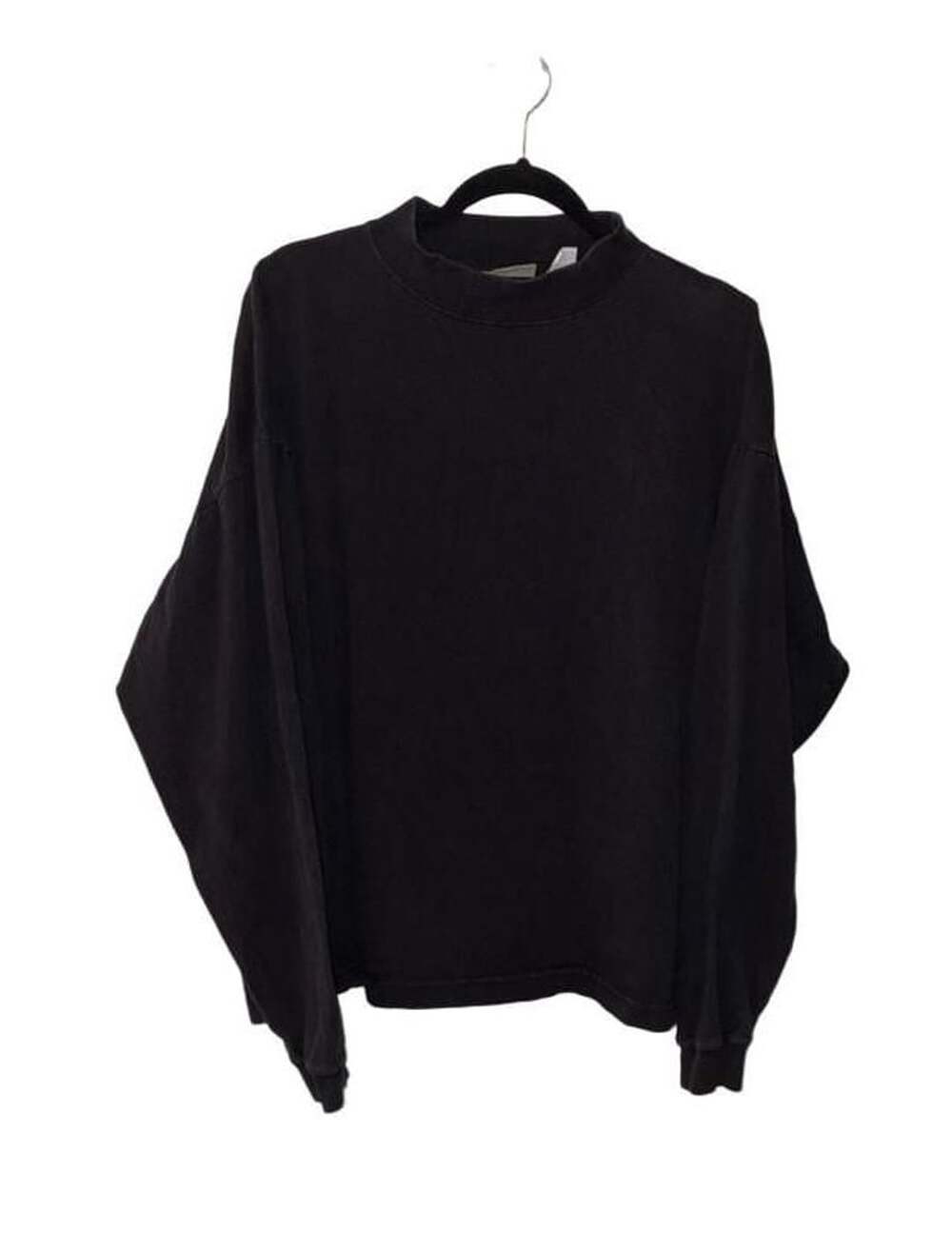 Vintage Bughouse Black Mock Neck Sweatshirt